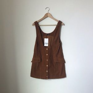 Zara corduroy dress